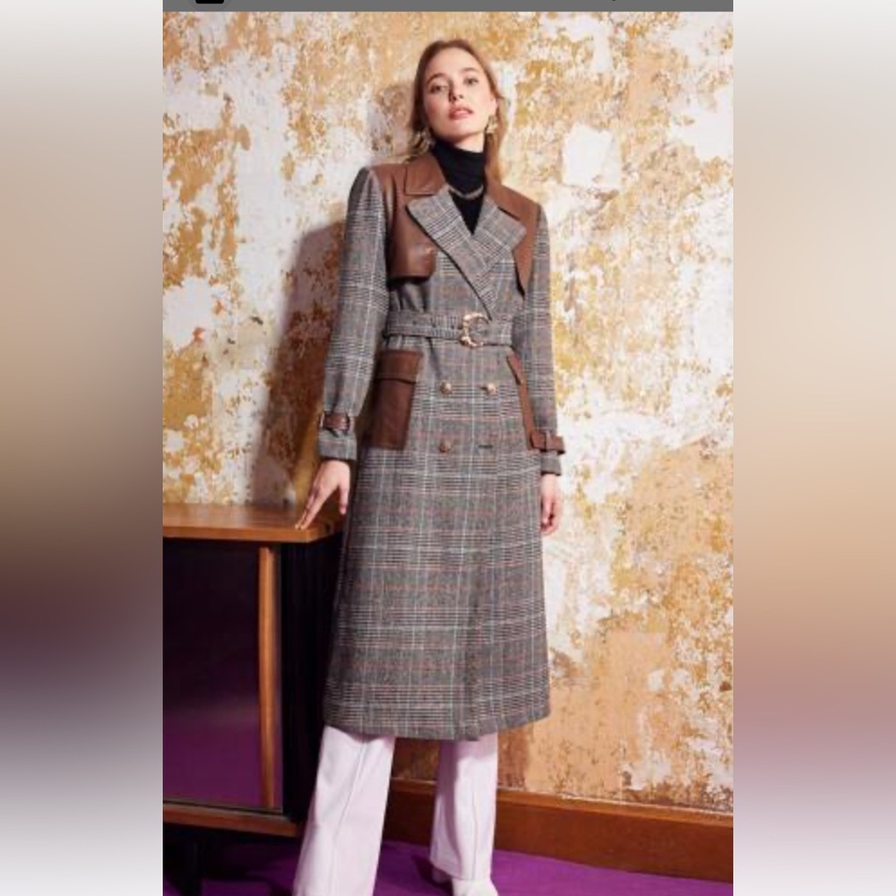 Motf trench coat small